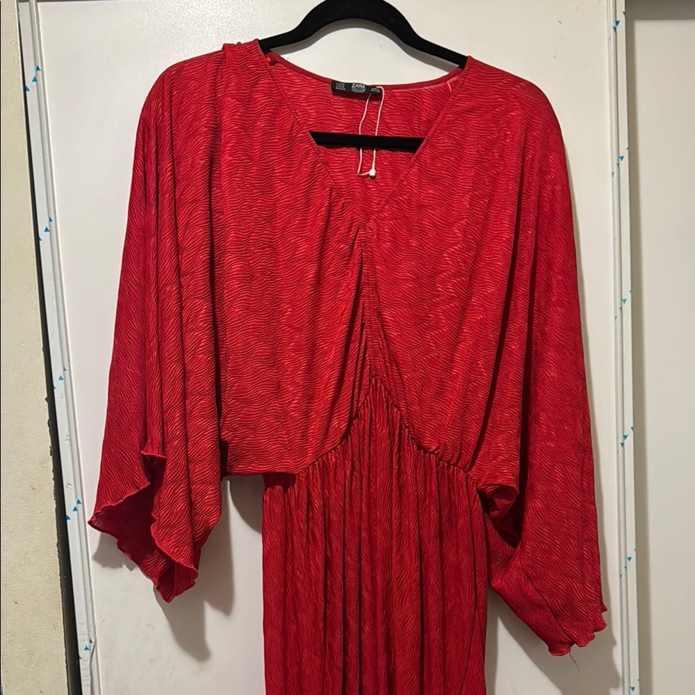 Zara Red Kaftan Dress